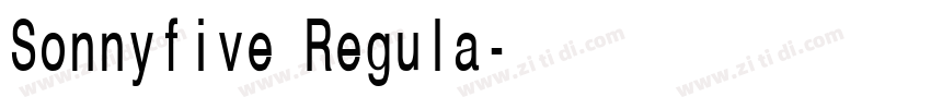 Sonnyfive Regula字体转换 Sonnyfive Regula字体转换
